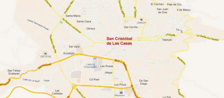 Mapas de San Cristóbal de las Casas - VIVE SAN CRISTÓBAL